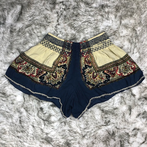 Free People Pants - Free People | Color Between Borders Smocked Shorts